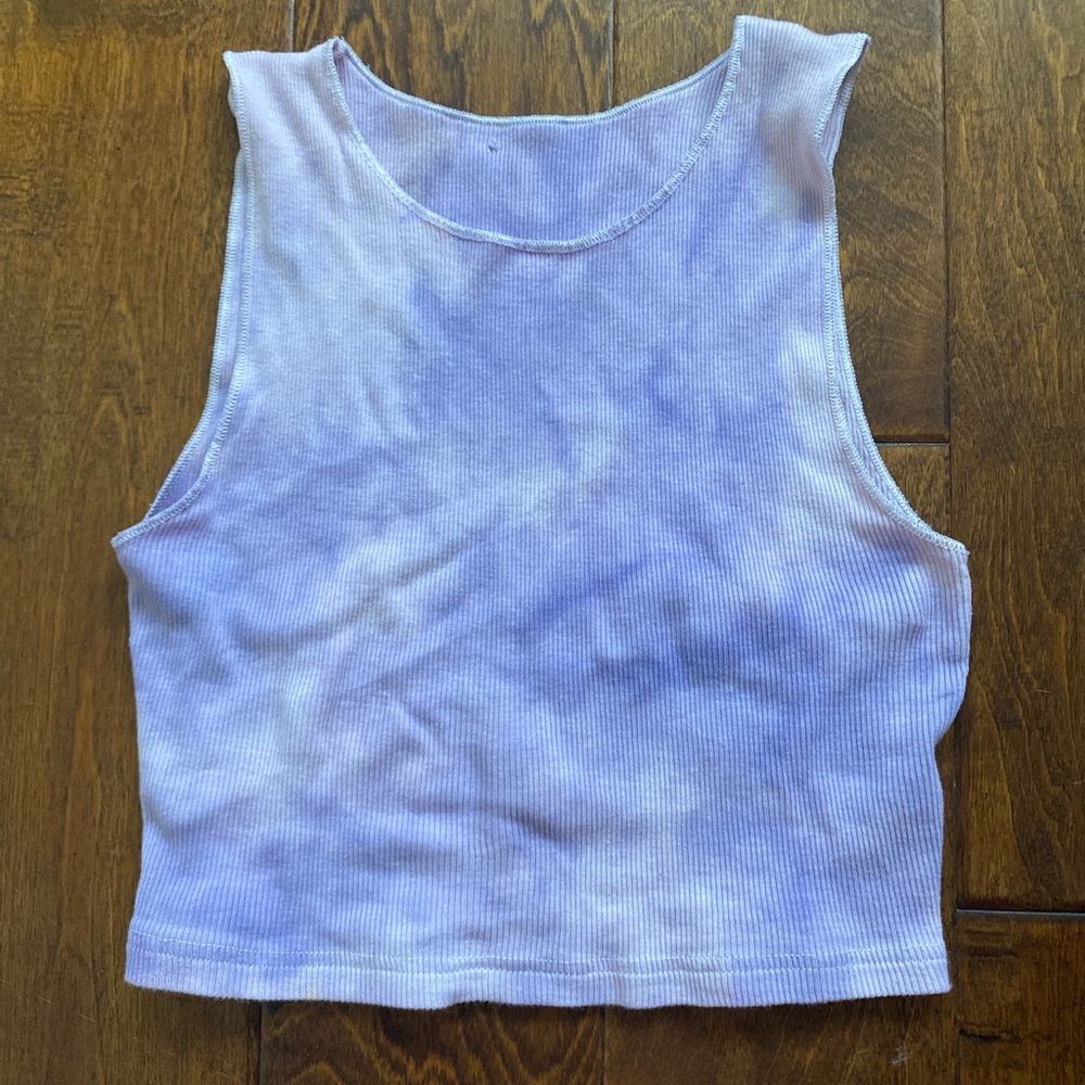 Purple Tie Dye Top